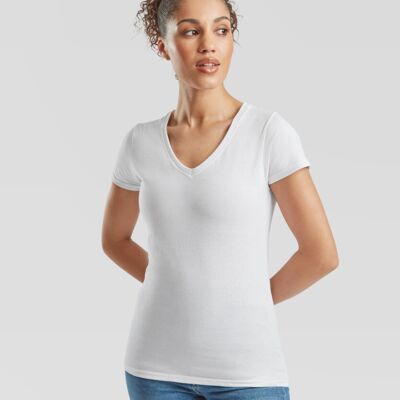 Women's valueweight v-neck T Thumbnail